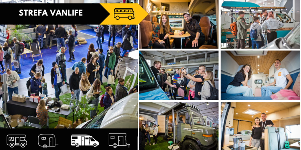 Strefa Vanlife podczas Caravans Salon Poland