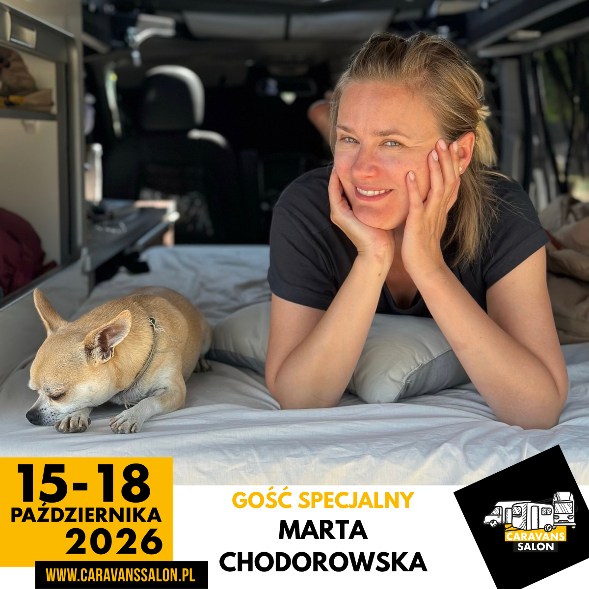 Marta Chodorowska – gość specjalny Caravans Salon Poland 2026