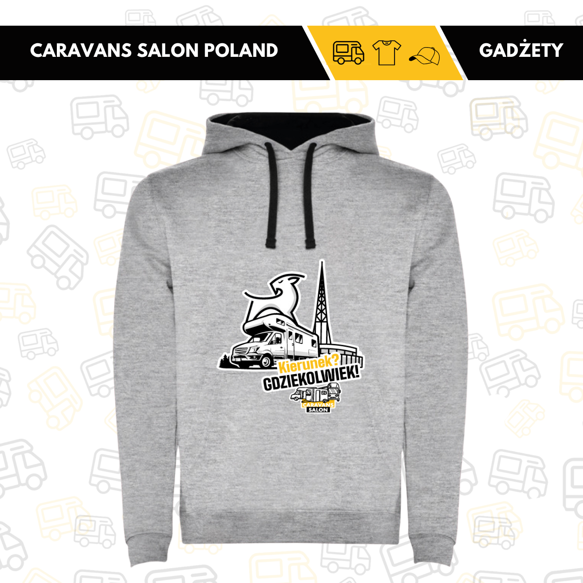 Szara bluza Kierunek Gdziekolwiek