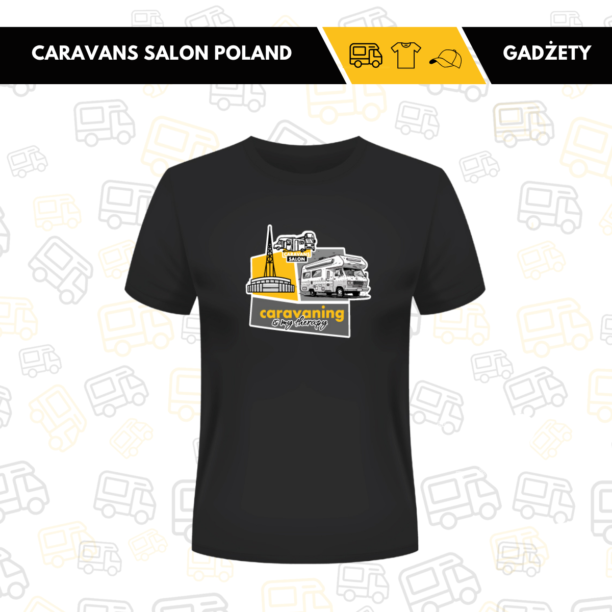 Koszulka Caravaning is my therapy
