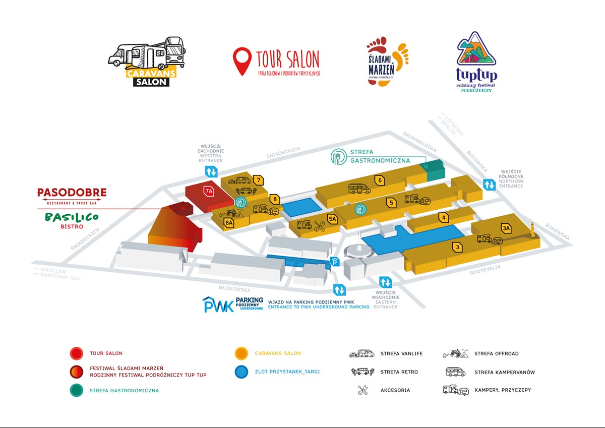 Mapa Caravans Salon Poland
