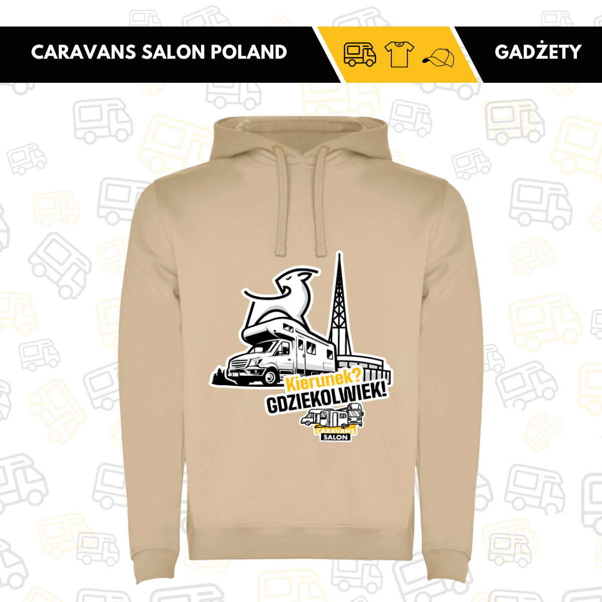 Beżowa bluza Kierunek Gdziekolwiek