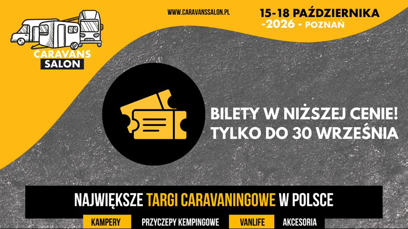 Tańsze bilety na Caravans Salon Poland 2026 tylko do 30 września